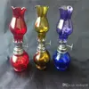 Цветовая стеклянная лампа Оптовые стеклянные бонги масляная горелка Стеклянные водопровод