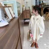 Robes de fille Mode Classique Enfants Filles Robe À Manches Longues Coton Princesse Automne Robe pour Enfant Fille Vêtements Automne Fleur Robe 230320