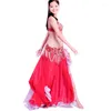 Stage Wear Oriental Dance Dress Belly Costumes For Women Dancing Outfit Dancer Bra Belt Skirt Set Sexy Bellydance Clothes