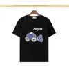 Womens Designer t-shirt Broken Head Bear T-shirt manches courtes lettres palmiers Tendance estivale T-shirts manches courtes Top High Street tee-shirt Identique pour hommes et femmes