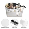 Torebki kosmetyczne nowoczesne abstrakcyjne marmurowe geometryczne wzór torba Kobiety moda wielka pojemność makijażu obudowa kosmetyczna toaleta magazynowa