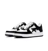 Bapestas Baped Designer Casual Chaussures Plateforme Basketball Chaussures Bapesta Sk8 Sta Cuir Verni Vert Noir Blanc Plate-forme pour Hommes Chaussures de Sport Baskets Jogging