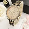 Armbandsur Relogio Feminino 2023 Rose Gold Watches Women Geneva Quartz Ladies rostfritt stål Kvinnors armbandsur Wristwatches Wristwa