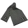 All-match American Men's Scarf Plaid Knitted Wool Scarf Warm Shawl Scarfs Factory Direct Sales