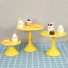Dishes Plates Cake stand Home party display wedding decoration wrought iron birthday tray dessert fudge desktop afternoon tea cake 230320