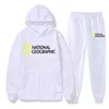 2024 Herr- och kvinnors mode BR Hoodies Sweatshirts National Geographic Channel Sports Set Spring Autumn Two Piece Men ESS SP5DER 3547