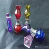 Shisha Color Glas Alkohol Lampe Glas Bongs Zubehör Glasrauchrohre farbenfrohe Mini Multi