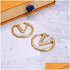 Hoop Huggie Luxo Brincos de ouro grandes para mulheres 4cm Garotas Orrous Girls Ear Studs Setente Jóias Brincho