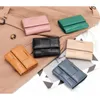 Wallets 6 Color 2023 Sheepskin Woven Small Wallet Women's Leather Large Capacity Short Zipper Zero