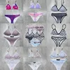 Damen-Bademode, Bikini-Set, Push-Up, zweiteiliger Badeanzug, neonfarbener Damen-Badeanzug, Strandkleidung, Badegäste, Größe S-XL