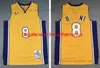 Retro Basketball Jersey Black Mamba Men Vinatge All Stitched Team Color Yellow Purple Blue White Red Beige For Sport Fans Breathable
