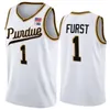 College Purdue Boilermakers Jerseys Basketball 15 Zach Edey 2 Fletcher Loyer 3 Braden Smith 0 Mason Gillis 5 Brandon Newman 1 Caleb Furst Stitched University NCAA