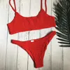 Conjunto de Bikinis, Bikinis 2021 para Mujer, traje de baño para Mujer, Sujetador con relleno de realce, conjunto de Bikini estilo vendaje, traje de baño Sexy e, ropa de baño P230316