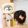 1pc 25/35CM Kawaii Cosplay Penguin Plush Toys Lovely Penguin Turn to Heart Dinosaur Bread Plush Pillow for Kids Baby Gifts