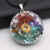 Pendentif Colliers 6 PCS En Gros Pierre Naturelle 7 Chakra Forme Irrégulière Collier Artisanat Pour Femme Bijoux MakingDIY Charme Cadeau