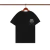 Camiseta masculina de verão, casual, masculina, feminina, com letras, mangas curtas, mais vendidas, luxuosas, masculinas, hip hop, street corner, S-2XL