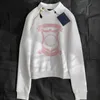 Sweatshirts Designer Vêtements pour femmes de luxe Pulls en coton pur Mode Zipper Sweat à capuche Pull rose Sweat-shirt à manches de marque Pull Tops