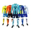 Running Desets Men's Sur sobrevivência Kit de futebol shorts infantis de manga cheia de futebol kits de futebol kits de futebol Futbol Setos de uniforme de treinamento Custom 230317