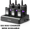 Radio UV-9G GMRS étanche IP67 radio bidirectionnelle extérieure rechargeable portable double bande scanner répéteur GMRS