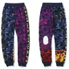 Herrbyxor Shark Designer Bathing Ape Japan Womens Universal Cargo Pants Sweatpants Fashion Joggers Size M/L/XL/XXL XXXL GQL6