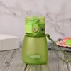 Kopjes Borden Gebruiksvoorwerpen Waterflessen Waterflessen Sippy Cup voor kinderen Creatief Cartoon Babyvoedingsbekers met rietjes Lekvrij Voor buiten Draagbaar Kinderen