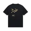 Designer Mens T-shirts Arcterys T-shirts Chandails de haute qualité Bird Brand Tissu en pur coton à double fil à manches courtes 2023 Senior T-shirts pour hommes et 3TAY