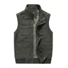 Men's Vests Plus Big Size 6XL 7XL 8XL Brand Clothing Autumn Mens Sleeveless Jacket Cotton Casual Multi Pocket Vest Male Waistcoat Coat 230320