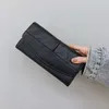 Oil wax PU leather women designer wallets lady fashion casual zero card purses female long style large capacity phone clutchs no320