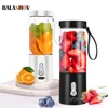 Fruit Vegetable Tools 530ML Powerful Portable Blender for Smoothies Shakes USB Rechargeable Food Processor Mixer Machine Mini Juicer Cup 230320