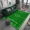 Campo de futebol 3D do tapete Capet para crianças da sala de piso macio Microfiber crianças grandes crianças laváveis ​​Baby Play's Boy's Rug 230320