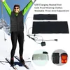 Hunting Jackets 1 Set USB Charged Clothes Heating Pad 5V 8W Carbon Fiber Warmer Electric Pads For Vest Jacket