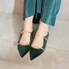 Sandals Chic Ladies Velvet Flat Slingbacks Silk Causal Shoes Point Toe Thin Shiny Double Straps Flats Loafers 230320