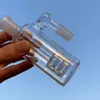 Apanhador de cinzas de vidro 14 mm 18 mm 4,5 polegadas Mini narguilé de vidro Bong coletores de água grosso Pyrex transparente Bubbler Ashcatcher 45 90 graus