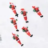 Kerstdecoraties Kimpel Ladder Rope Santa Claus Trap Tree Decoratie groot formaat met trap