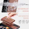 Cuir Magnétique Lanyard Zipper Wallet Téléphone Cas Pour Samsung Note 20 Ultra Z Fold3 Z Fold4 Durable PU Paillettes Brillantes Titulaire De La Carte Protection Antichoc Couverture Arrière