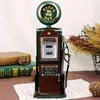 Decorative Figurines Simulation-Gas-Station Music-Box Home Hand-Crank Mechanism-Figurines 101A