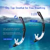 Дайвинг -маски Joymaysun Professional Scuba Diving Mask Masks Snorkeling Set для взрослых силиконовой юбки Antifog Goggles Оборудование для бассейна 230320