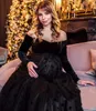 Maternity Dresses Black Sexy Evening For Baby Showers Party Tulle Pregnant Women Pregnancy Poshoot Maxi Gown Pography Prop 230320