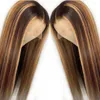 Modern Show Brazilian Straight T Part Lace Wig For Black Women HD Transparent 13X6X1 Pre Plucked 150% Density Remy