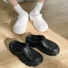 Slippers 2022 New Trend Trend Shicay-Soled Baotou Hole Shoes Shoes Summer Beach Shoes Ware Distlant Male Men Men Sandals Women Z0317