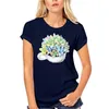 Men's T Shirts 2023 T-shirt Cotton Docepara Mulher Flor Rosa Suculenta Plantas Simples Modal Estilo Femininopresente Criativo