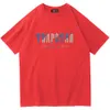 Trapstar 2023 Erkek ve Kadınlar Klasik Mektuplar Günlük Moda Moda Markası Top Erkekler Lüks Giyim Pure Pamuk Basit Sokak Hip-Hop T-Shirt