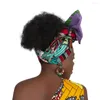 Etniska kläder afrikansk huvudband för kvinnor nigerianska flickor halsdukar wrap rent bomull vacker bröllop turban 180 50 (77 19.7 tum) wyb752