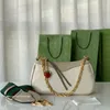 Luxe mode-ontwerper vrouw tas handtas portemonnee originele doos dames meisjes met twee riem en ketting groothandel korting