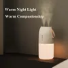 기타 홈 정원 300ml 듀얼 분무기 공기 가습기 2000mah USB 충전식 배터리 무선 아로마 미스트 메이커 Fogger Diffuser Light Umidificador 230320