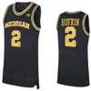 College Wolverines 1 Hunter Dickinson Jersey Basketball 25 Jett Howard 2 Bufkin 0 Dug McDaniel 3 Jaelin Llewellyn 5 Terrance Williams II Sticthed University NCAA