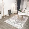 Halı retro fas tarzı oturma odası dekorasyonu bohemya halı yatak odası için ev dekoru anti-slip zemin paspas homestay salon halı 230320