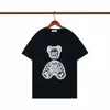 Женская дизайнерская футболка Broken Head Bear с короткими рукавами, пальмами, буквами, футболка Summer Trend, рубашки с коротким рукавом, футболка Top High Street Одинаково для мужчин и женщин