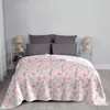 Cobertores Pink quebre de flanela de flanela de flanela de flanela de inverno Estrela de Natal Super macio macio para cama Espedas de camas ao ar livre 230320