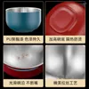 Bols bol de style japonais en acier inoxydable 304 pour manger du riz domestique coréen Double bulle nouilles cantine vaisselle B